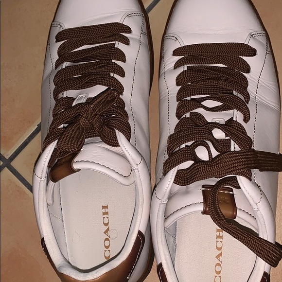 Men’s brown Coach sneakers size 13 US - Picture 4 of 6